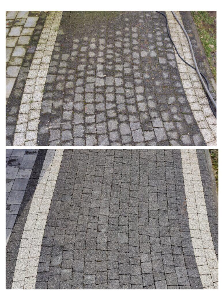 mycie kostki brukowej