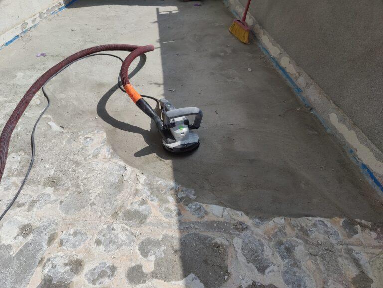 szlifowanie wylewki cementowej