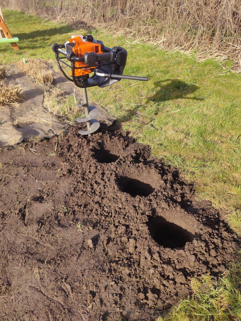 wiertnica glebowa sadzenie roślin