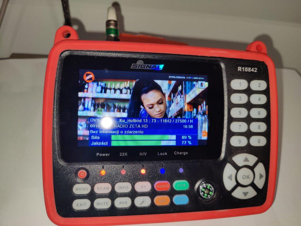 ustawianie anteny satelitanej SAT