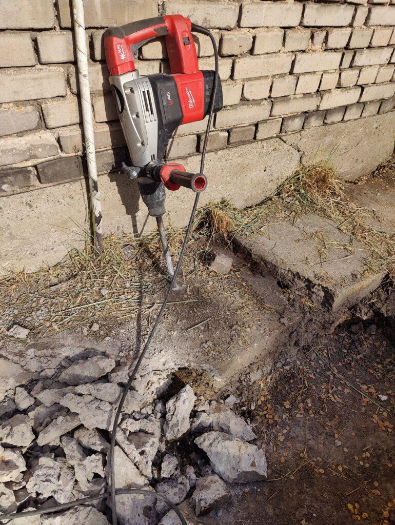 młot udarowy obrotowy wynajem kraków