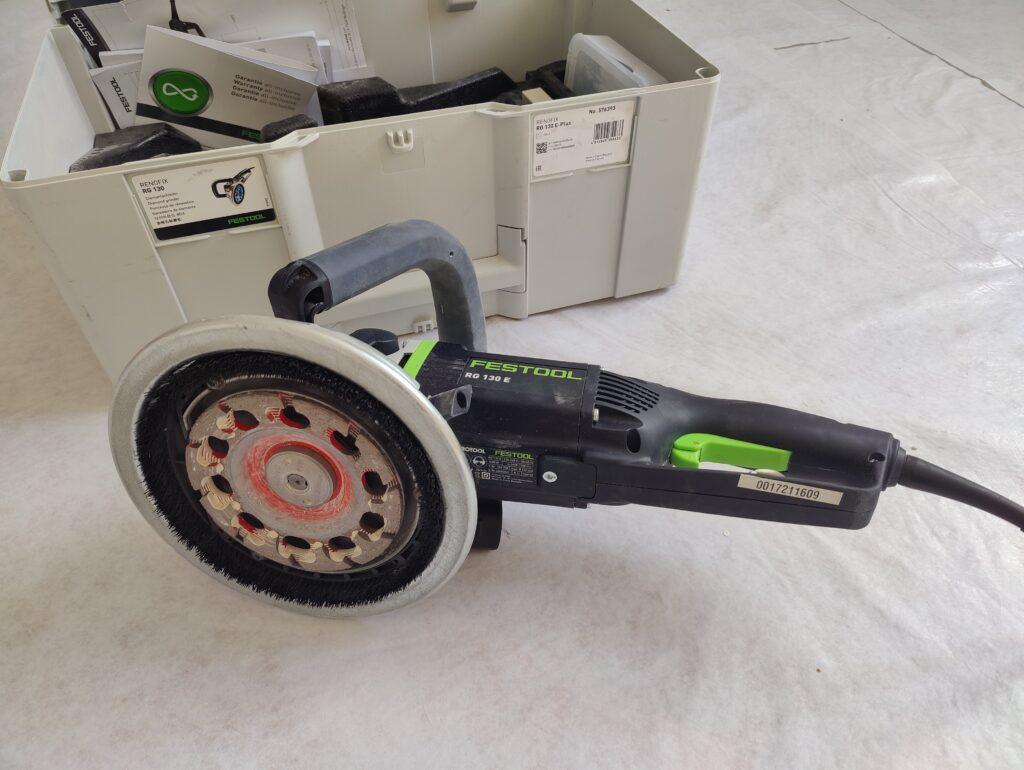 szlifierka do betonu, wylewek