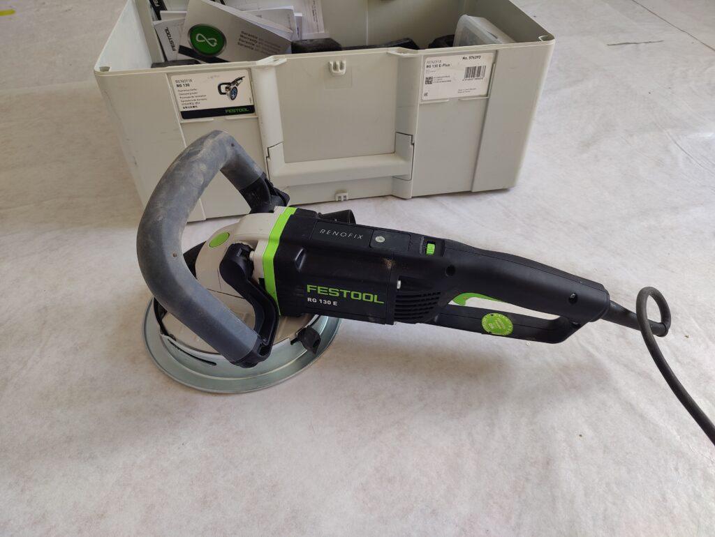 szlifierka do wylewek, kleju do płytek i tynków